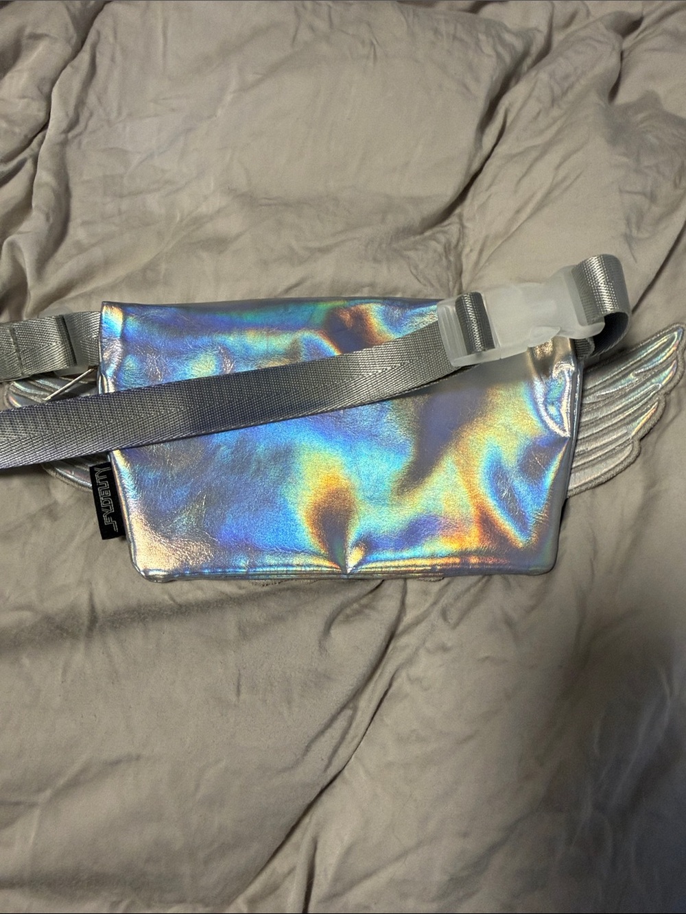 Holographic Superwoman Winged Fanny Pack - Picture 4 of 7